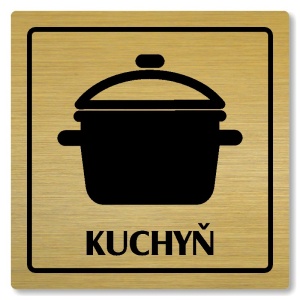 Kuchyň, 118x118mm, zlatá, Arizona